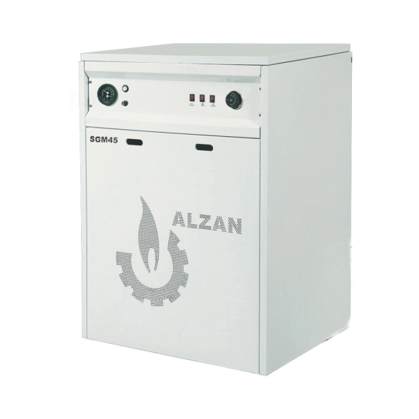 پکیج دیگ فولادی زمینی گاز سوز آلزان