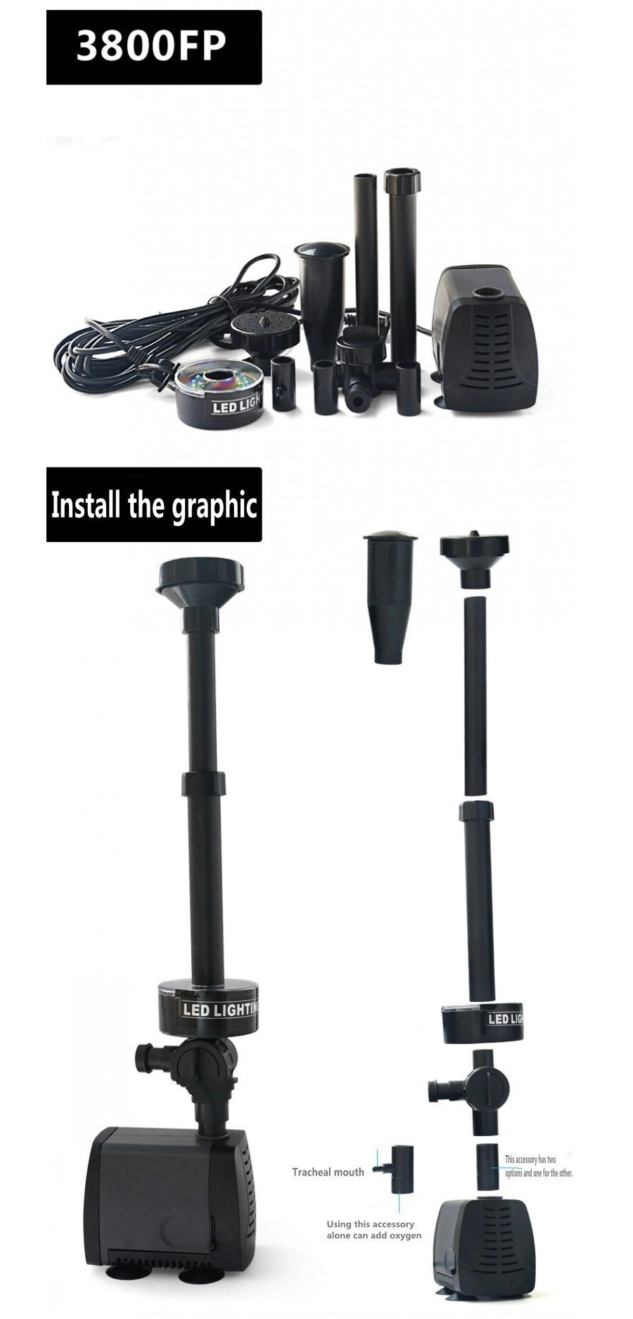 پمپ آبنما سری Fp-3800