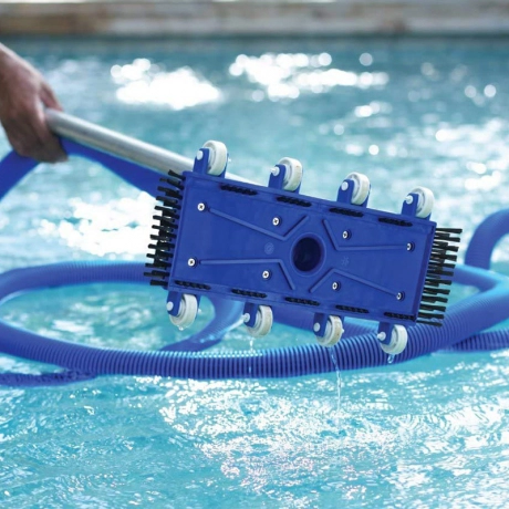 سرجارو چرخ دار برس از بغل پلاستيکي کرال(VAC-09)