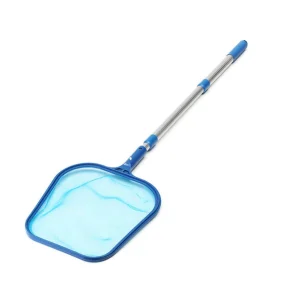 توری برگ گیر کرال با دسته تلسکوپی 120 سانتی متری برای جمع آوری برگ استخر